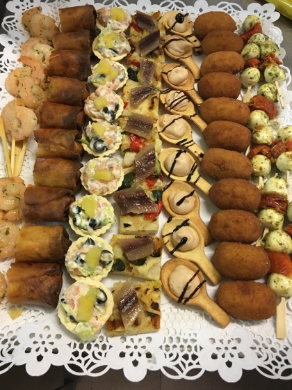 Bandejas de catering